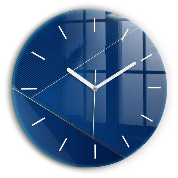Horloge ronde Abstraction décorative