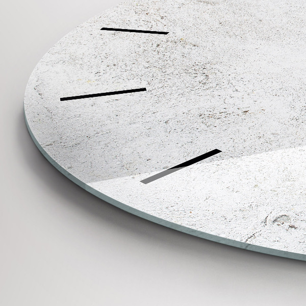 Pendule murale ronde Olives minimalistes