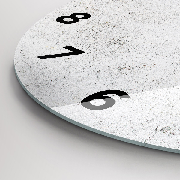 Pendule murale ronde Olives minimalistes