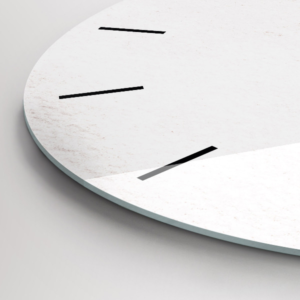 Pendule murale ronde Motif décoratif