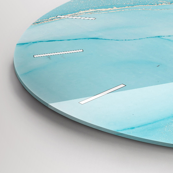 Pendule murale ronde Marbre décoratif