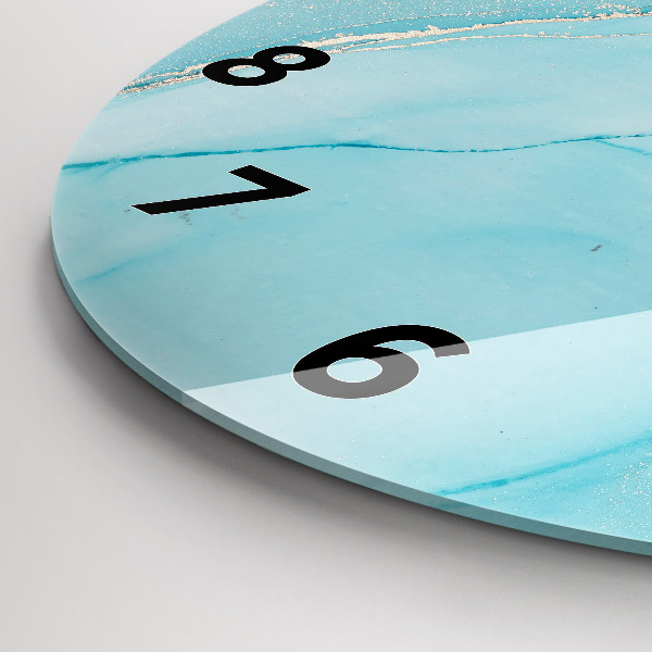 Pendule murale ronde Marbre décoratif