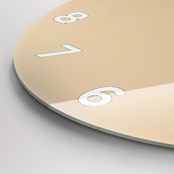 Pendule murale ronde Lumière abstraite