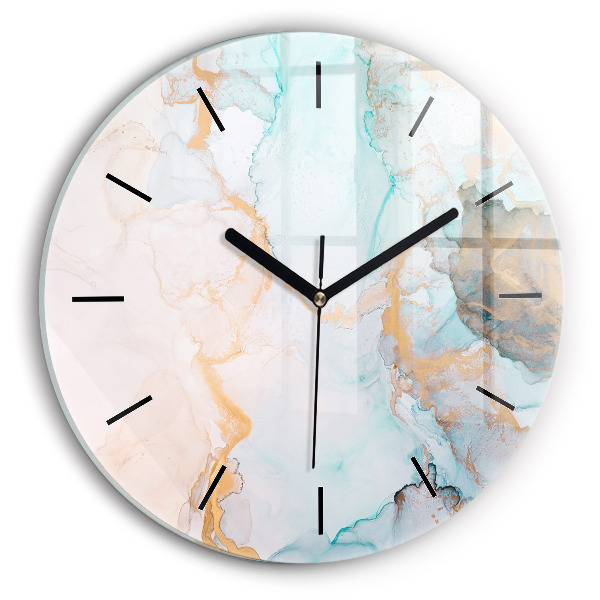 Pendule murale ronde Peinture abstraite