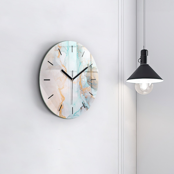 Pendule murale ronde Peinture abstraite