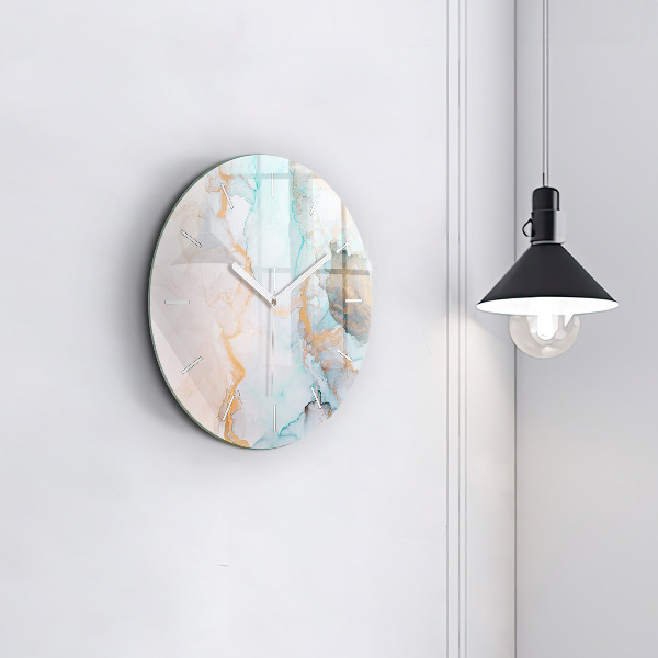 Pendule murale ronde Peinture abstraite