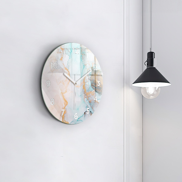Pendule murale ronde Peinture abstraite