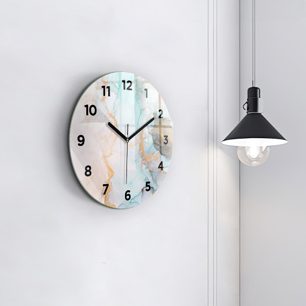 Pendule murale ronde Peinture abstraite