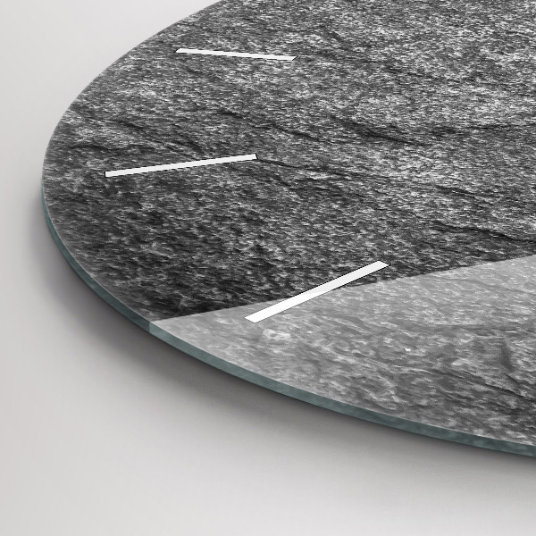 Pendule murale ronde Roche volcanique