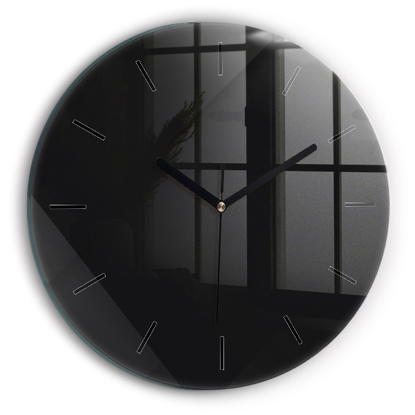 Pendule murale ronde Motif de mur sombre