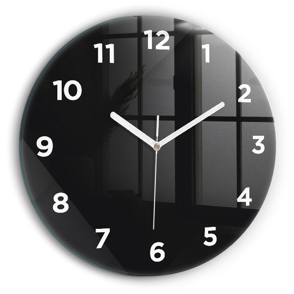 Pendule murale ronde Motif de mur sombre