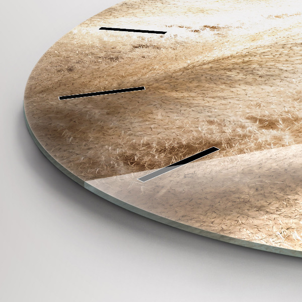 Pendule murale ronde Épis de céréales