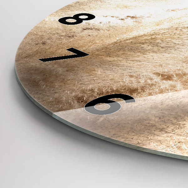 Pendule murale ronde Épis de céréales