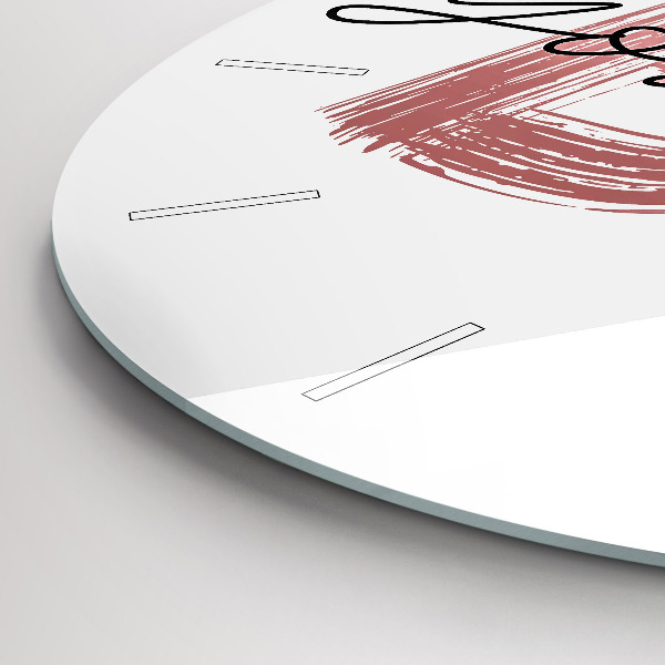 Pendule murale ronde 'L''inscription Sois toi-même'