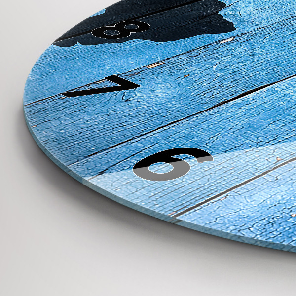 Pendule murale ronde Carte du monde sur des tableaux