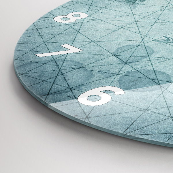 Pendule murale ronde Carte ancienne