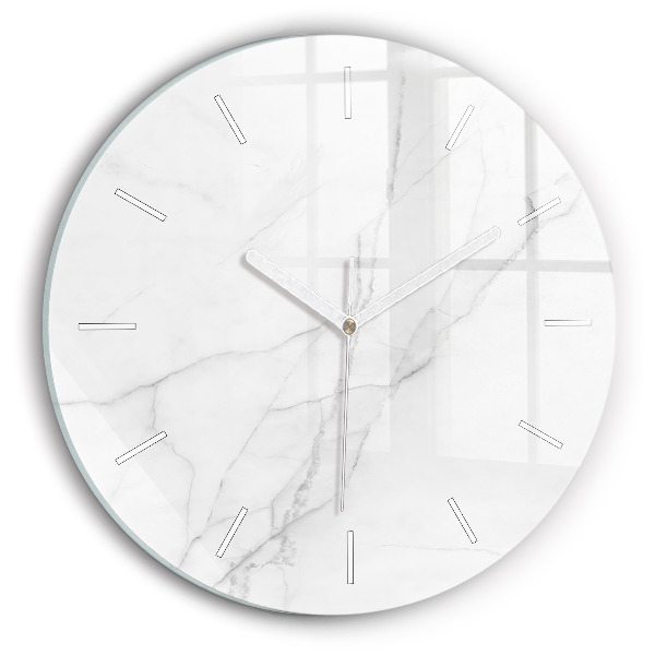 Pendule murale ronde Marbre décoratif