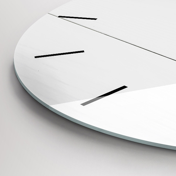 Pendule murale ronde 'La maison de l''inscription'