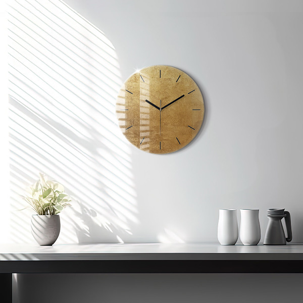 Horloge ronde Toile décorative