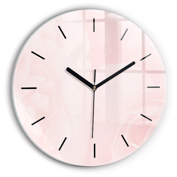Horloge ronde Roses en fleurs