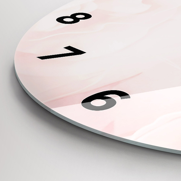 Horloge ronde Roses en fleurs