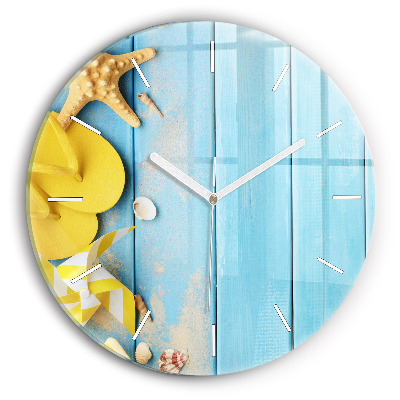 Horloge ronde Accessoires et planches de plage