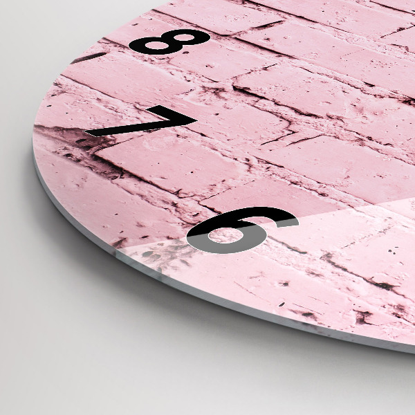 Horloge ronde Mur de briques