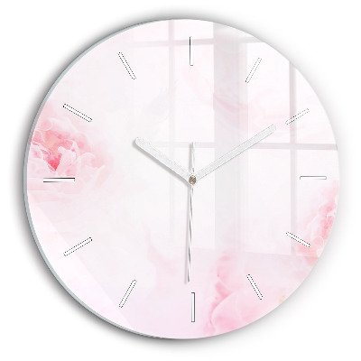 Horloge ronde Fleurs en fleurs