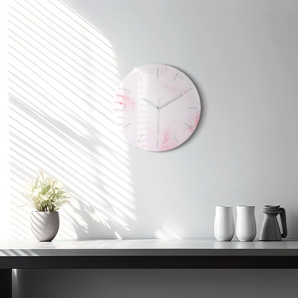 Horloge ronde Fleurs en fleurs