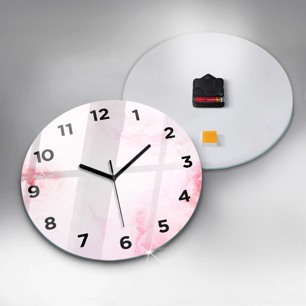 Horloge ronde Fleurs en fleurs