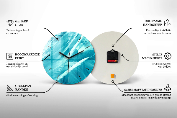 Horloge ronde Marbre artistique