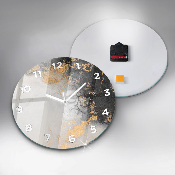 Horloge ronde Marbre artistique