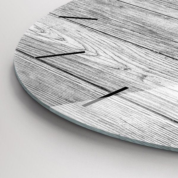 Horloge ronde Panneaux en bois