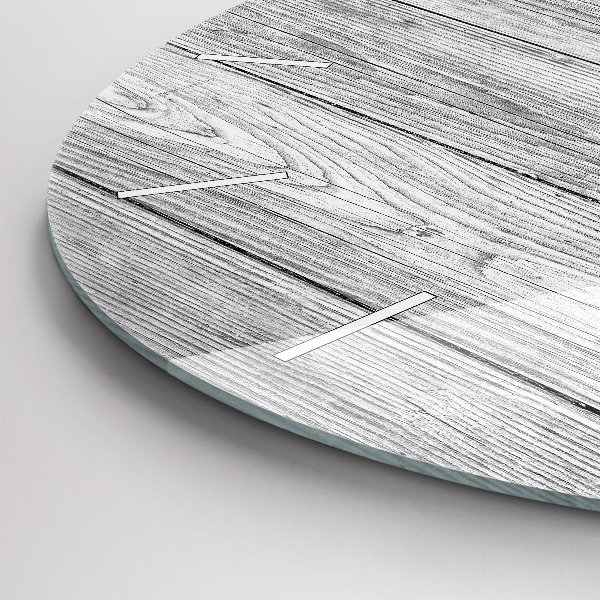 Horloge ronde Panneaux en bois