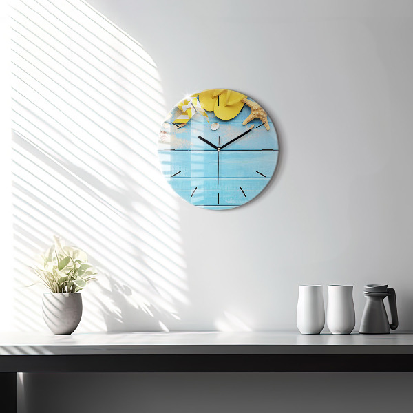 Horloge ronde Accessoires et planches de plage