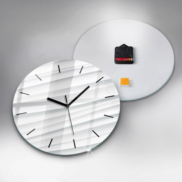 Horloge ronde Texture des vagues