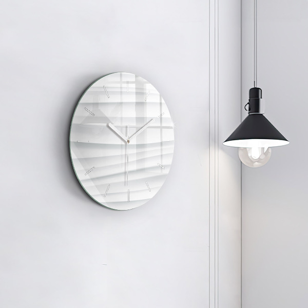 Horloge ronde Texture des vagues