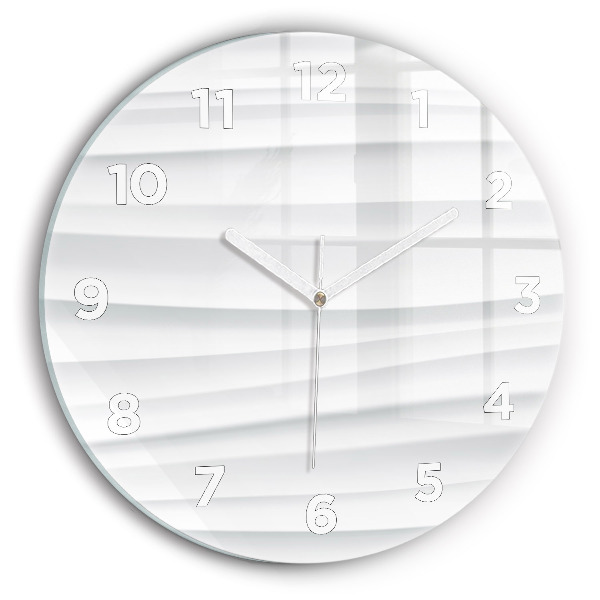 Horloge ronde Texture des vagues