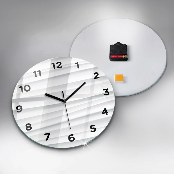 Horloge ronde Texture des vagues