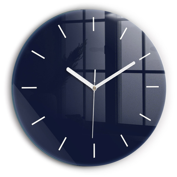 Horloge ronde Bleu marine foncé