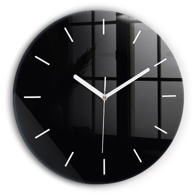 Horloge ronde Noir