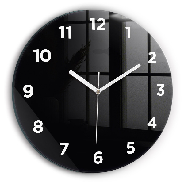 Horloge ronde Noir