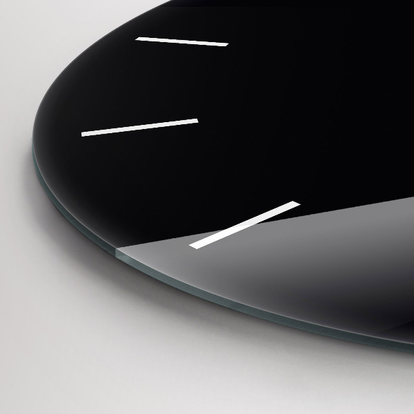 Horloge ronde Noir