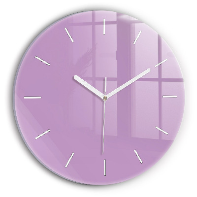 Horloge ronde Lilas