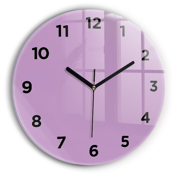 Horloge ronde Lilas