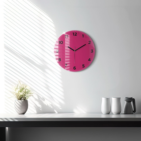 Horloge ronde Rose
