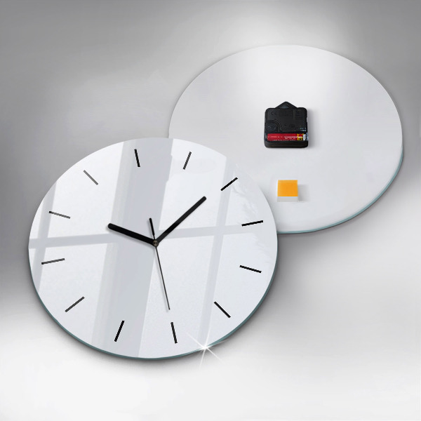 Horloge ronde Blanc
