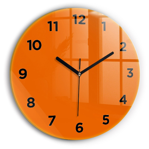 Horloge ronde Orange
