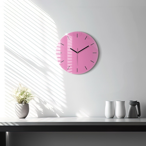 Horloge ronde Rose
