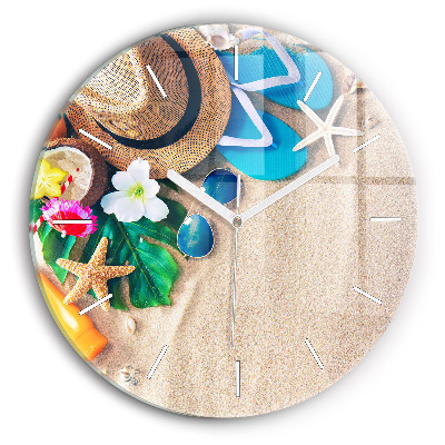 Pendule murale ronde Accessoires de vacances